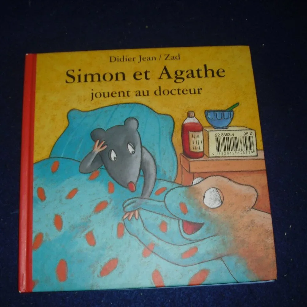 Simon et agathe font du Velo/ jouent au Docteur by Didier Jean/Zad 1995 (1 book)